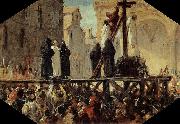 Stefano Ussi The Execution of Savonarola Sweden oil painting artist